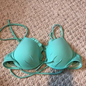 VS Swim Ruffle Bikini Top